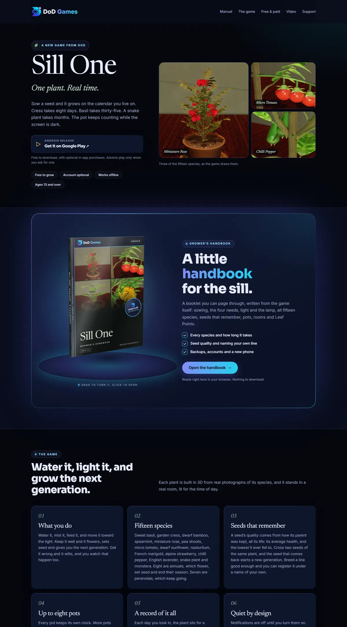 The Sill One game page